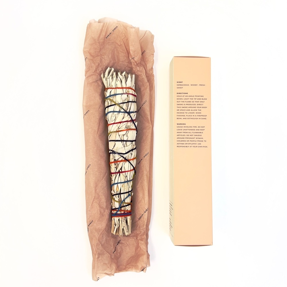 Cedar and Myrrh - Organic White Sage Stick